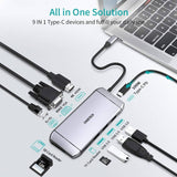 darrahopens Electronics > Computer Accessories CHOETECH HUB-M15 USB-C 9-in-1 Multifunction Adapter