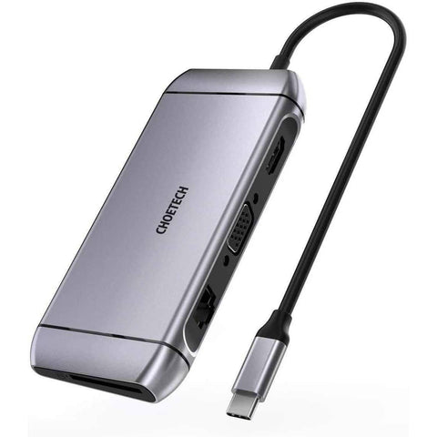 darrahopens Electronics > Computer Accessories CHOETECH HUB-M15 USB-C 9-in-1 Multifunction Adapter