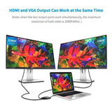 darrahopens Electronics > Computer Accessories Choetech HUB-M17 USB-C TO HDMI VGA ADAPTER