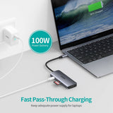 darrahopens Electronics > Computer Accessories CHOETECH HUB-M19 USB-C 7-in-1 Multifunction Adapter