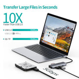 darrahopens Electronics > Computer Accessories CHOETECH HUB-M19 USB-C 7-in-1 Multifunction Adapter