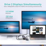darrahopens Electronics > Computer Accessories CHOETECH HUB-M20 USB-C 11-in-1 Multifunction Adapter