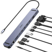 darrahopens Electronics > Computer Accessories CHOETECH HUB-M20 USB-C 11-in-1 Multifunction Adapter