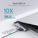 darrahopens Electronics > Computer Accessories CHOETECH HUB-M24 7-in-2 MacBook Pro/Air USB Adapter USB-C Hub