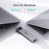 darrahopens Electronics > Computer Accessories CHOETECH HUB-M24 7-in-2 MacBook Pro/Air USB Adapter USB-C Hub