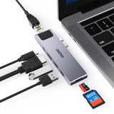 darrahopens Electronics > Computer Accessories CHOETECH HUB-M24 7-in-2 MacBook Pro/Air USB Adapter USB-C Hub