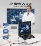 Darrahopens Electronics > Computer Accessories CHOETECH HUB-M43 7-in-1 USB-C Multiport Adapter with Foldable Laptop Stand