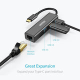 darrahopens Electronics > Computer Accessories CHOETECH HUB-U02 USB-C To Ethernet Hub