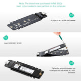 Darrahopens Electronics > Computer Accessories CHOETECH PC-HDE02 M.2 to USB SSD Reader (Enclosure only) Supports M-Key (PCI-E NVMe-based)