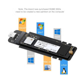 Darrahopens Electronics > Computer Accessories CHOETECH PC-HDE02 M.2 to USB SSD Reader (Enclosure only) Supports M-Key (PCI-E NVMe-based)