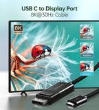 darrahopens Electronics > Computer Accessories CHOETECH XCP-1803 USB-C To DisplayPort Cable 8K@30Hz 1.8M Two-Way