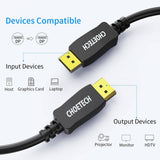 darrahopens Electronics > Computer Accessories CHOETECH XDD01 DP to DP Cable 2M 8K 60Hz
