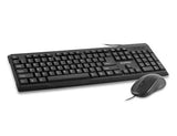 darrahopens Electronics > Computer Accessories CLiPtec OFIZ-COMBO USB KEYBOARD AND MOUSE COMBO SET (SPILL RESISTANT DESIGN) Black