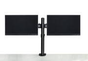 darrahopens Electronics > Computer Accessories Dual LCD Monitor Desk Mount Stand Adjustable Fits 2 Screens Up To 27"
