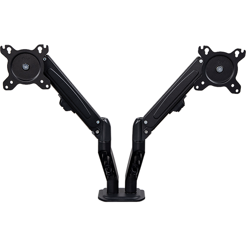 darrahopens Electronics > Computer Accessories Dual Screen Gas-strut Monitor Stand Mount Desktop Bracket for LED/LC