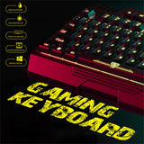 Darrahopens Electronics > Computer Accessories Gaming Mouse Keyboard Combo 4 In 1 Backlight Combination Breathing Rainbow LED