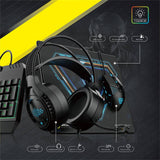 Darrahopens Electronics > Computer Accessories Gaming Mouse Keyboard Combo 4 In 1 Backlight Combination Breathing Rainbow LED