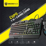 Darrahopens Electronics > Computer Accessories Gaming Mouse Keyboard Combo 4 In 1 Backlight Combination Breathing Rainbow LED