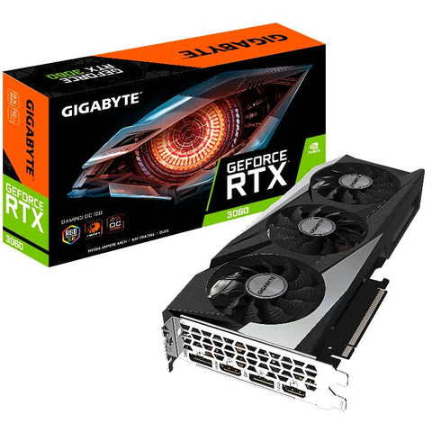 Darrahopens Electronics > Computer Accessories GIGABYTE nVidia GeForce RTX 3060 GAMING OC 12G GDDR6 Video Card, PCI-E 4.0, 2x DP 1.4a, 2x HDMI 2.1, RGB Fusion 2.0 (LS)
