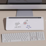 Darrahopens Electronics > Computer Accessories GOMINIMO Multipurpose Desktop Glass Dry Erase Board with Dividers GO-DGB-100-YD