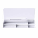 Darrahopens Electronics > Computer Accessories GOMINIMO Multipurpose Desktop Glass Dry Erase Board with Dividers GO-DGB-100-YD