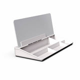 Darrahopens Electronics > Computer Accessories GOMINIMO Multipurpose Desktop Glass Dry Erase Board with Dividers GO-DGB-100-YD