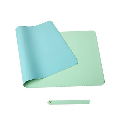 Darrahopens Electronics > Computer Accessories Green 120cm*60cm Dual Side Office Desk Pad Waterproof PU Leather Computer Mouse Pad