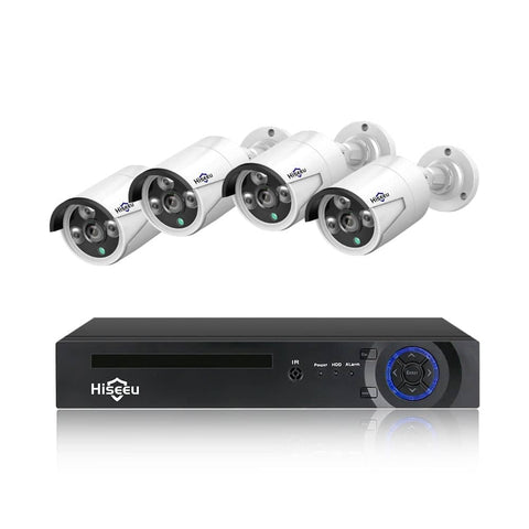 Darrahopens Electronics > Computer Accessories Hiseeu H5NVR-P4-624P 4CH 4MP PoE CCTV System (2TB HDD)