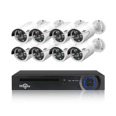 Darrahopens Electronics > Computer Accessories Hiseeu H5NVR-P8-612P 8CH 2MP/1080P PoE CCTV System (2TB HDD)