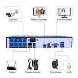 Darrahopens Electronics > Computer Accessories Hiseeu H5NVR-P8-624P 8CH 4MP PoE CCTV System (2TB HDD)