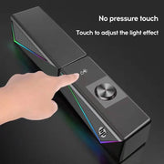 darrahopens Electronics > Computer Accessories HP DHE-6005 Wired RGB Gaming Surround Soundbar Stereo Speaker
