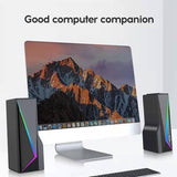 darrahopens Electronics > Computer Accessories HP DHE-6005 Wired RGB Gaming Surround Soundbar Stereo Speaker