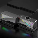 darrahopens Electronics > Computer Accessories HP DHE-6005 Wired RGB Gaming Surround Soundbar Stereo Speaker