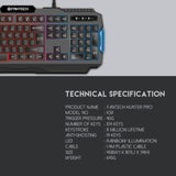darrahopens Electronics > Computer Accessories HUNTER PRO K511 Backlit Pro Gaming Keyboard