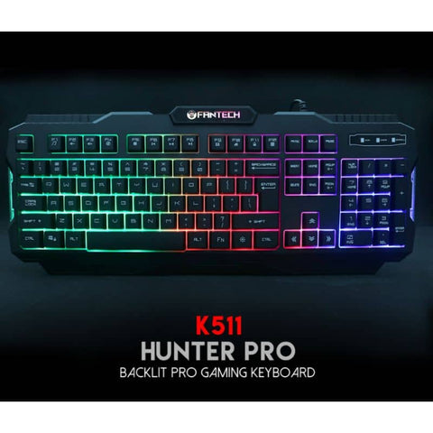 darrahopens Electronics > Computer Accessories HUNTER PRO K511 Backlit Pro Gaming Keyboard