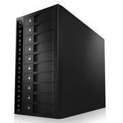 darrahopens Electronics > Computer Accessories ICY BOX 10-Bay External SINGLE System for 10x SATA 3.5" I/II/III HDD  (IB-3810U3)