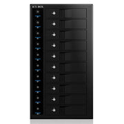 darrahopens Electronics > Computer Accessories ICY BOX 10-Bay External SINGLE System for 10x SATA 3.5" I/II/III HDD  (IB-3810U3)