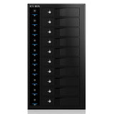 darrahopens Electronics > Computer Accessories ICY BOX 10-Bay External SINGLE System for 10x SATA 3.5" I/II/III HDD  (IB-3810U3)