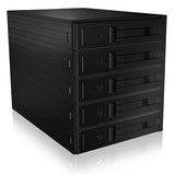 darrahopens Electronics > Computer Accessories ICY BOX Backplane for 5x 3.5" SATA or SAS HDD in 3x 5.25" bay (IB-565SSK)