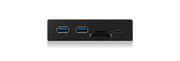 darrahopens Electronics > Computer Accessories ICY BOX IB-HUB1417-i3 Frontpanel with USB 3.0 Type-C and Type-A hub with card reader