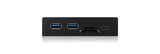 darrahopens Electronics > Computer Accessories ICY BOX IB-HUB1417-i3 Frontpanel with USB 3.0 Type-C and Type-A hub with card reader