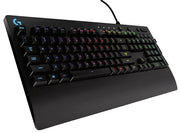 darrahopens Electronics > Computer Accessories LOGITECH G213 Prodigy RGB Gaming Keyboard, 16.8 Million Lighting Colors Mech-Dome Backlit Keys Dedicated Media Controls Spill-Resistant Durable (LS)