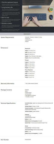 darrahopens Electronics > Computer Accessories Logitech MK235 Wireless Keyboard Mouse (920-007937)