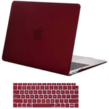 Darrahopens Electronics > Computer Accessories MacBook Air 13 Inch Case 2020 2019 2018, A1932, A2179,A2337 Shell Case Keyboard Cover Wine Red