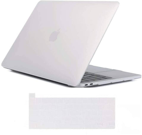 Darrahopens Electronics > Computer Accessories MacBook Pro 13 inch 2020 Release A2251 A2289 A2338 Matte Shell Case Keyboard Cover Touch Bar Clear