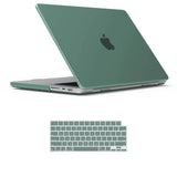 Darrahopens Electronics > Computer Accessories MacBook Pro 14 Max Inch Case 2023 2022 2021 M2 A2779 M1 A2442 Hardshell Case Keyboard Cover Midnight Green