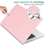 Darrahopens Electronics > Computer Accessories MacBook Pro 14 Max Inch Case 2023 2022 2021 M2 A2779 M1 A2442 Hardshell Case Keyboard Cover Sold Pink