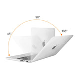 Darrahopens Electronics > Computer Accessories MacBook Pro 14 Max Inch Case 2023 2022 2021 M2 A2779 M1 A2442 Hardshell Case Keyboard Cover White