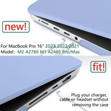 Darrahopens Electronics > Computer Accessories MacBook Pro 16 inch Case 2023 2022 2021 M2 A2780 A2485 M1 Pro/Max Hard Shell Case Keyboard Cover