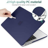 Darrahopens Electronics > Computer Accessories MacBook Pro 16 inch Case 2023 2022 2021 M2 A2780 A2485 M1 Pro/Max Hard Shell Case Keyboard Cover Blue